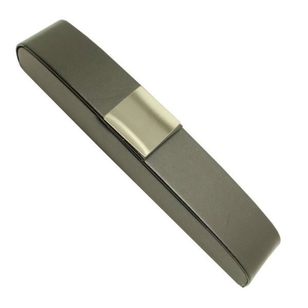 Coffret Simple, Aimanté, Cuir Noir ★★