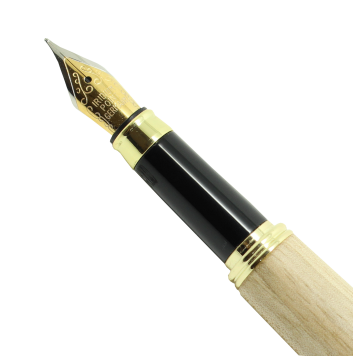 Athéna Plaqué Or 24 ct, Stylo Plume ★★