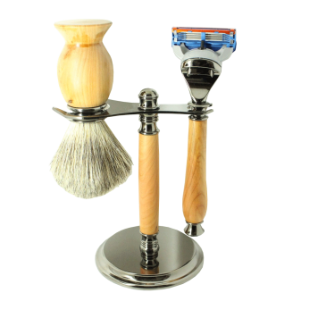 Présentoir Rasoir - Blaireau Anthracite ★★