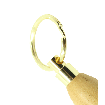 Porte Clés Sifflet Plaqué Or 24 ct ★