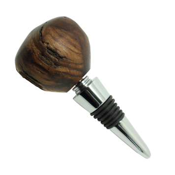 Bouchon Tire-Bouchon Poignée Arrondie, Chromé ★★