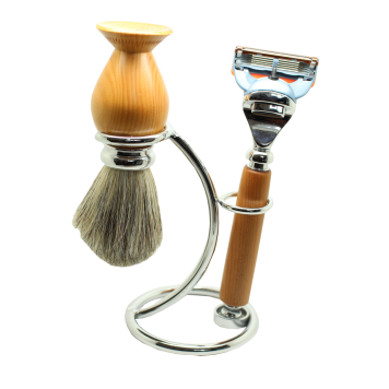 Présentoir Rasoir - Blaireau Chromé (sans bois) ★★