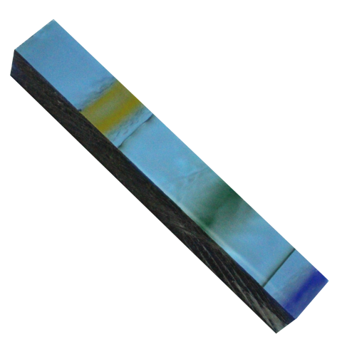 Carrelet Résine Bleu Tourbillon