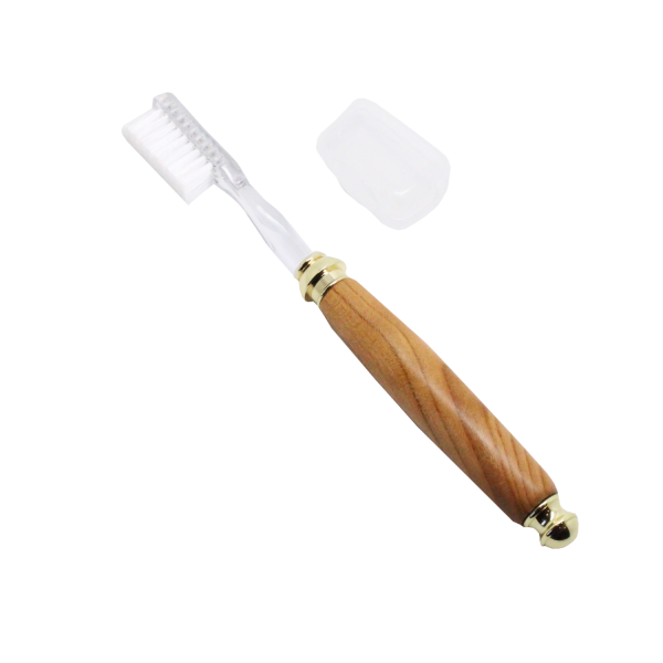 Brosse à Dent Plaqué Or 24 ct (lot de 3 têtes) +