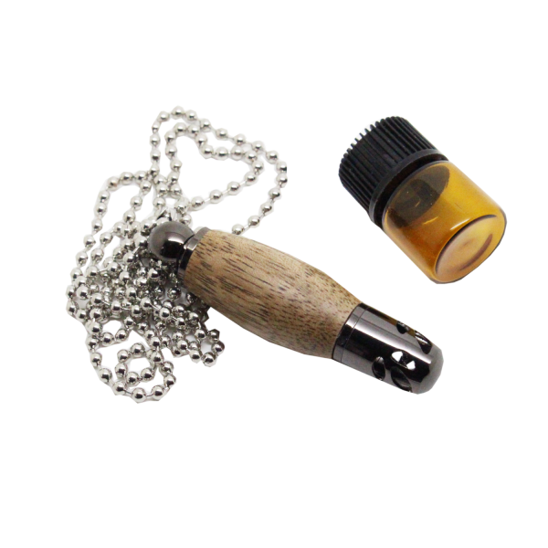 Collier aromathérapie Anthracite +