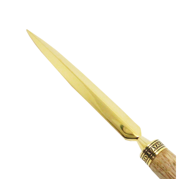 Coupe Papier Déco Plaqué Or 10 ct ★★